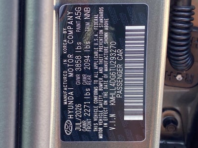 2026 Hyundai ELANTRA SE