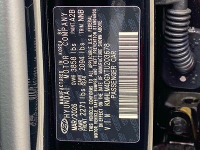 2026 Hyundai ELANTRA SEL Sport