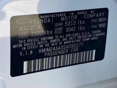 2025 Hyundai IONIQ 6 SE