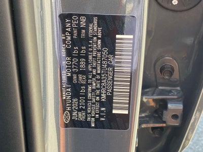 2026 Hyundai VENUE SEL W/Two-Tone Roof