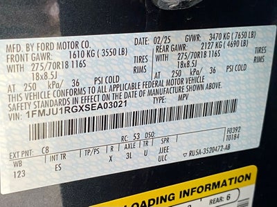 2025 Ford Expedition Tremor ONE OWNER CLEAN CARFAX