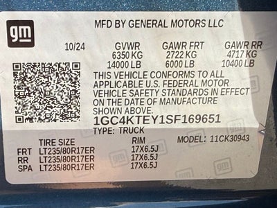 2025 Chevrolet Silverado 3500HD LT Lifted Big Wheels & Tires