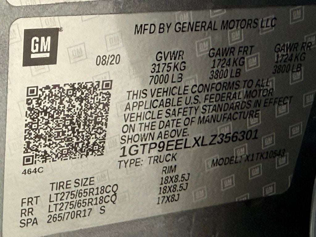 2020 GMC Sierra 1500 AT4