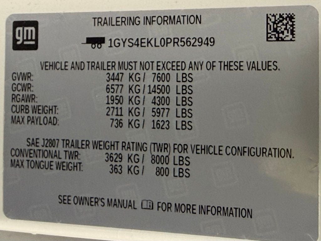 2023 Cadillac Escalade Sport Trailer Package