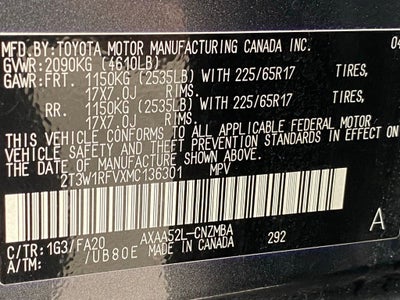 2021 Toyota RAV4 XLE