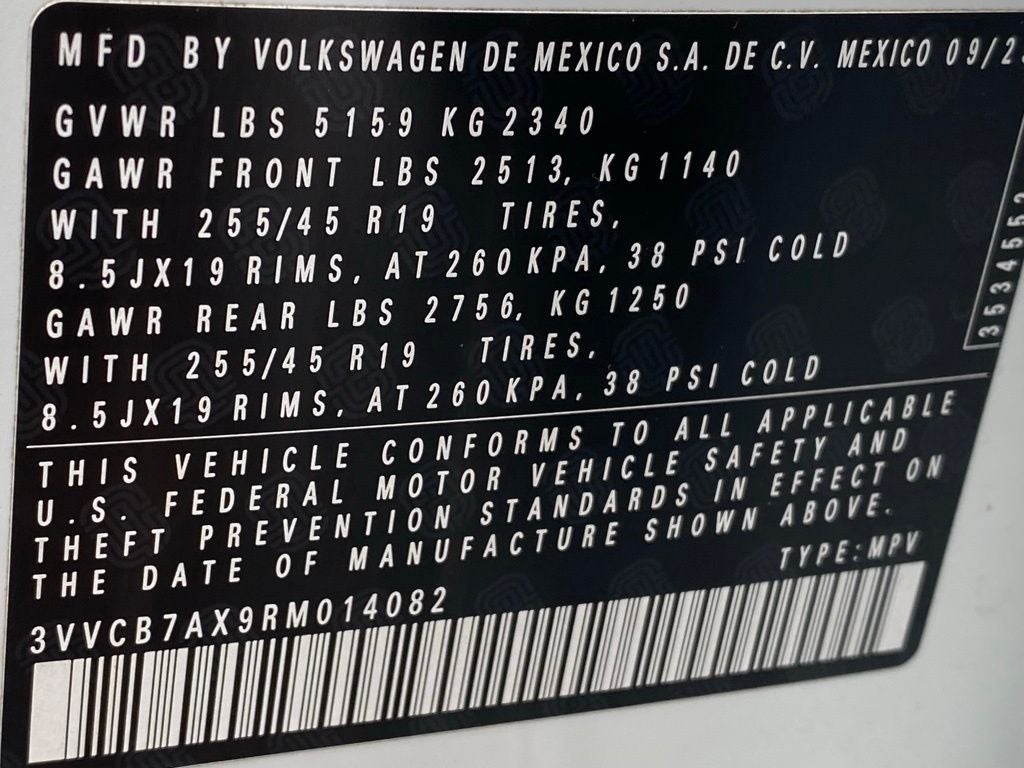 2024 Volkswagen Tiguan 2.0T SE R-Line Black