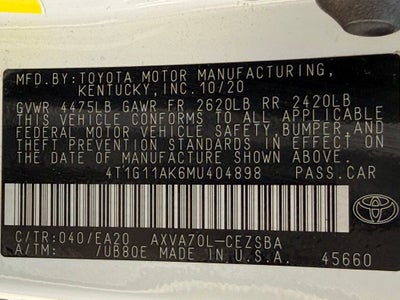 2021 Toyota Camry SE