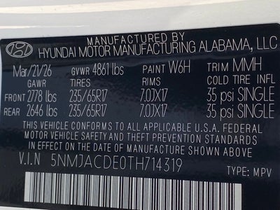 2026 Hyundai TUCSON SE AWD