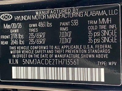 2026 Hyundai TUCSON SE AWD