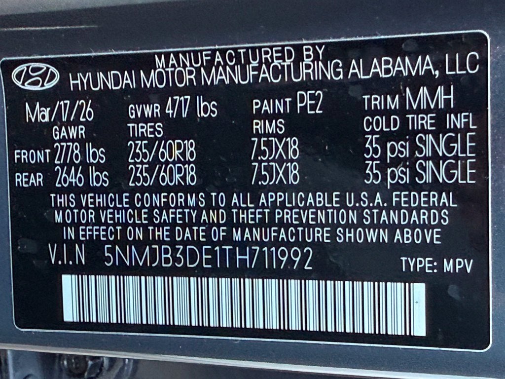 2026 Hyundai TUCSON SEL