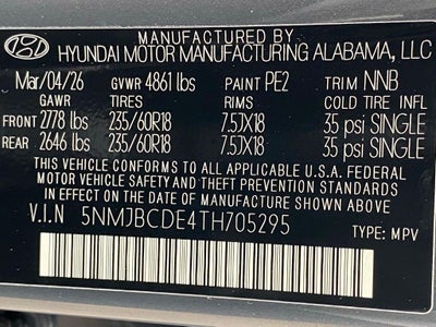 2026 Hyundai TUCSON SEL AWD