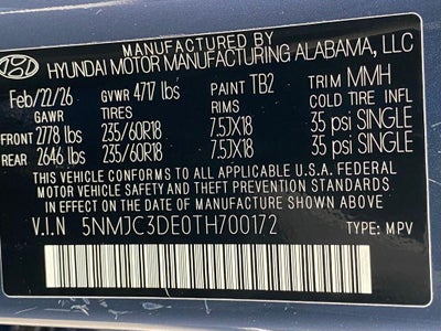2026 Hyundai TUCSON SEL Premium FWD