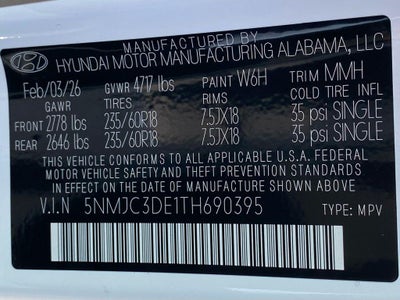 2026 Hyundai TUCSON SEL Premium FWD