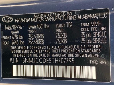 2026 Hyundai TUCSON SEL Premium AWD