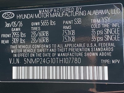 2026 Hyundai SANTA FE HYBRID SEL