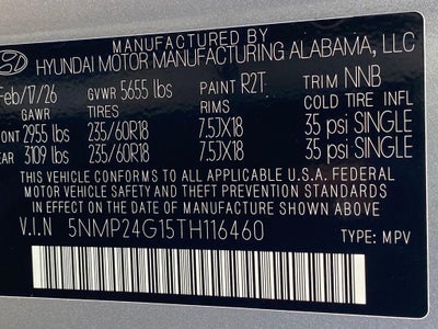 2026 Hyundai SANTA FE HYBRID SEL