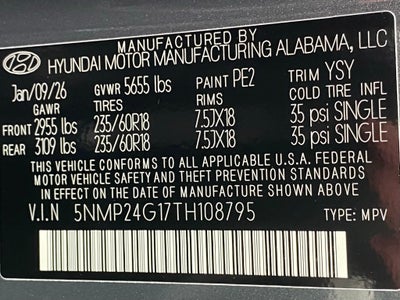 2026 Hyundai SANTA FE HYBRID SEL