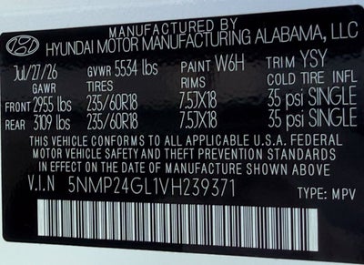 2027 Hyundai SANTA FE SEL