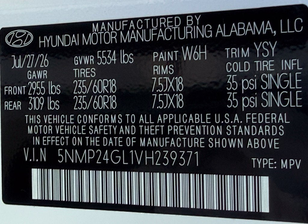 2027 Hyundai SANTA FE SEL