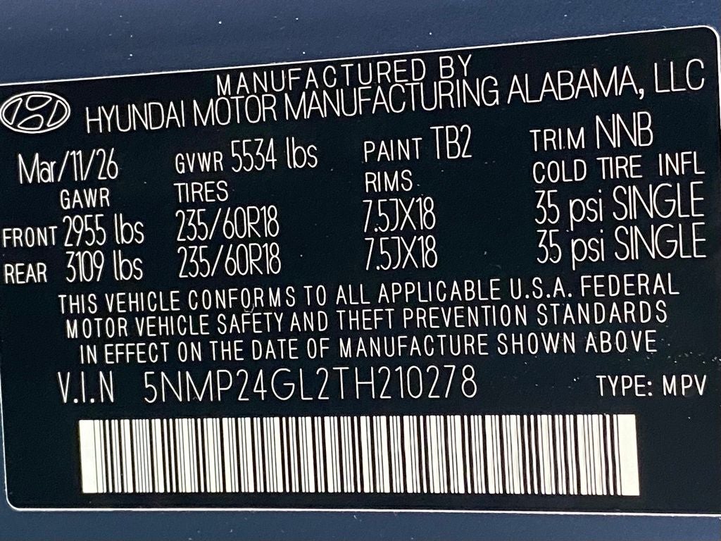 2026 Hyundai SANTA FE SEL