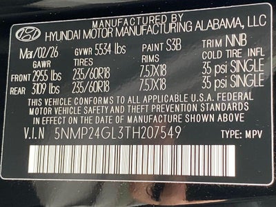 2026 Hyundai SANTA FE SEL FWD