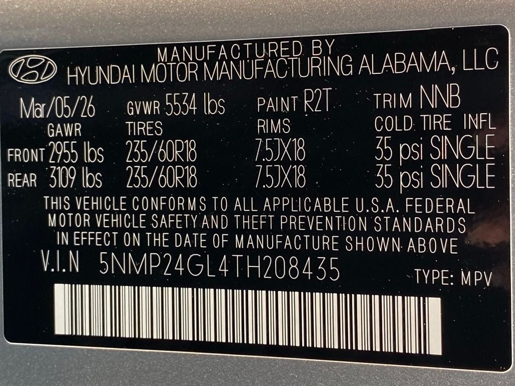 2026 Hyundai SANTA FE SEL FWD