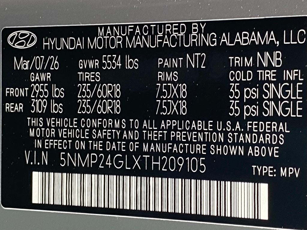 2026 Hyundai SANTA FE SEL FWD