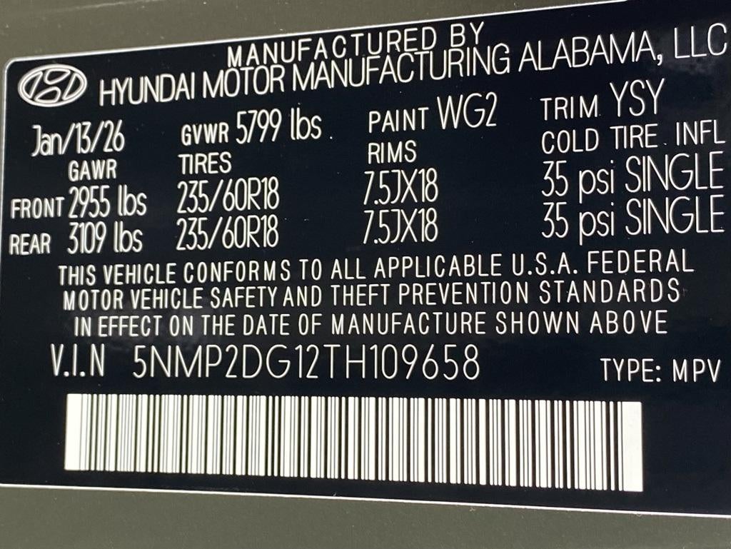 2026 Hyundai SANTA FE HYBRID SEL