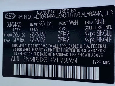 2027 Hyundai SANTA FE SEL