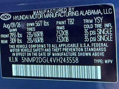 2027 Hyundai SANTA FE SEL