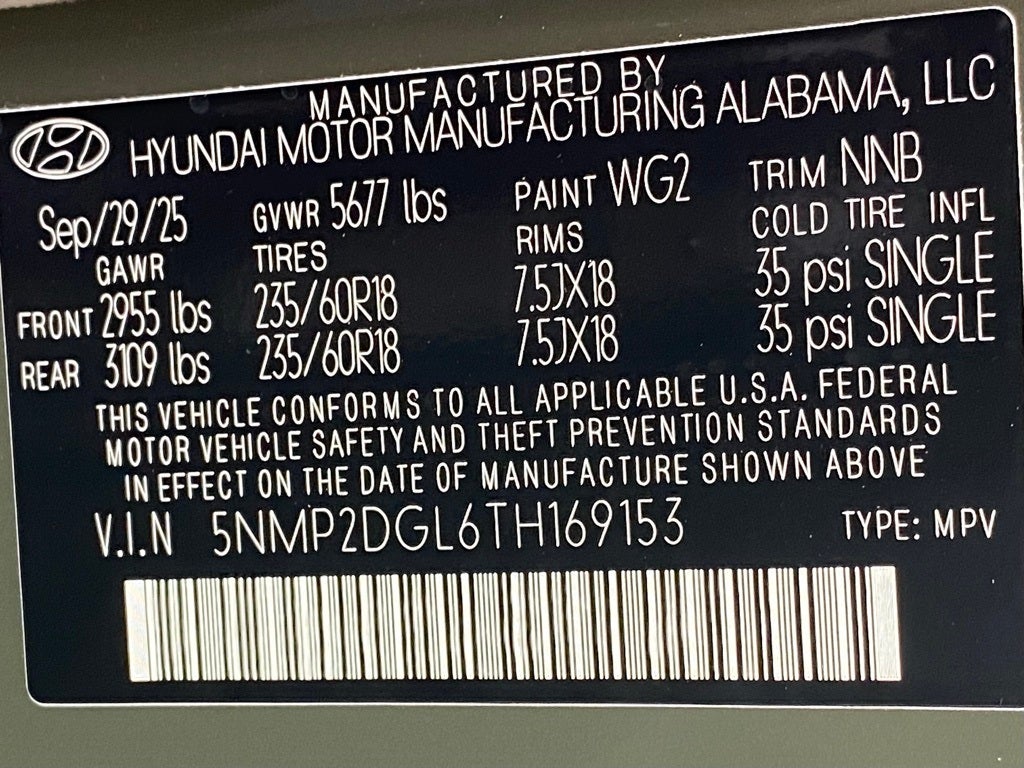 2026 Hyundai SANTA FE SEL AWD