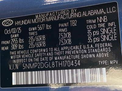 2026 Hyundai SANTA FE SEL AWD