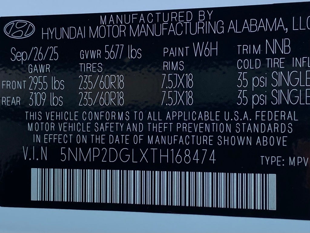 2026 Hyundai SANTA FE SEL AWD