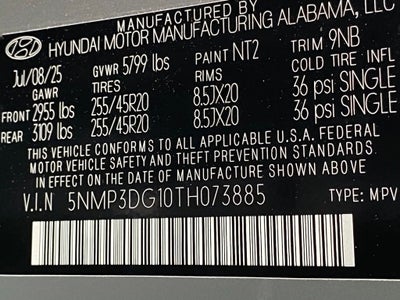 2026 Hyundai SANTA FE HYBRID Limited