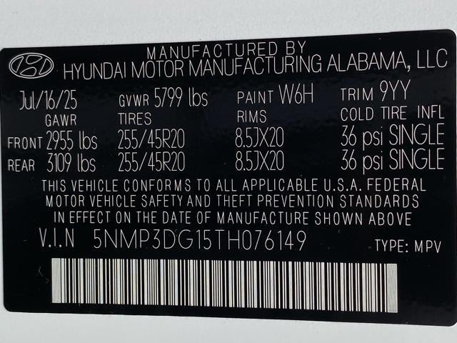 2026 Hyundai SANTA FE HYBRID Limited