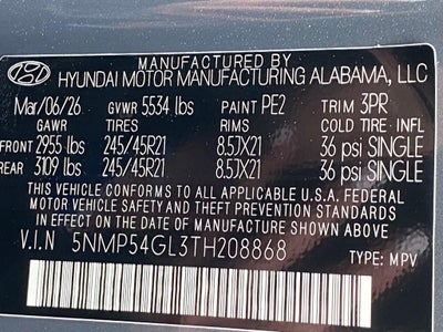 2026 Hyundai SANTA FE Calligraphy FWD