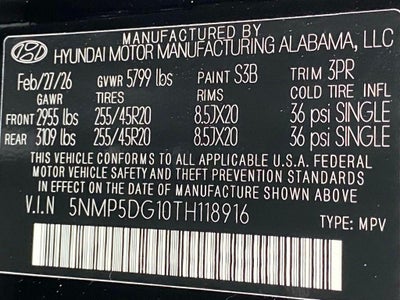 2026 Hyundai SANTA FE HYBRID Calligraphy