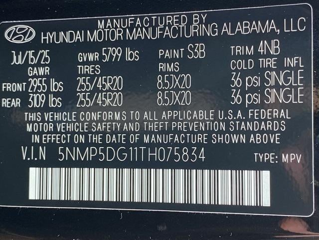 2026 Hyundai SANTA FE HYBRID Calligraphy