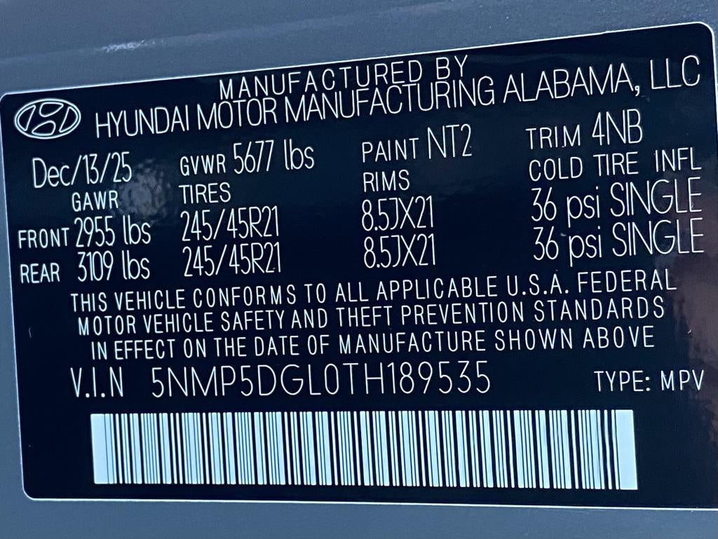 2026 Hyundai SANTA FE Calligraphy AWD