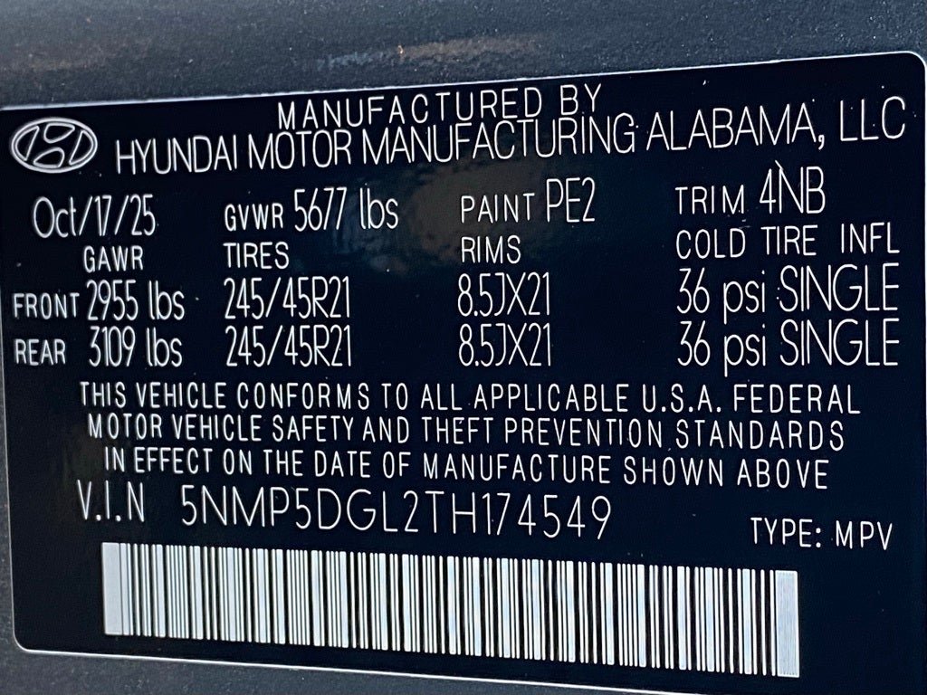 2026 Hyundai SANTA FE Calligraphy AWD