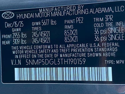 2026 Hyundai SANTA FE Calligraphy AWD