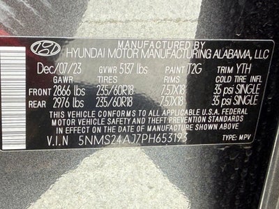 2023 Hyundai SANTA FE SEL