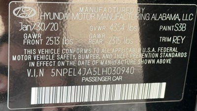 2020 Hyundai SONATA SEL