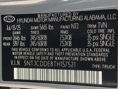 2026 Hyundai SANTA CRUZ SEL Activity AWD