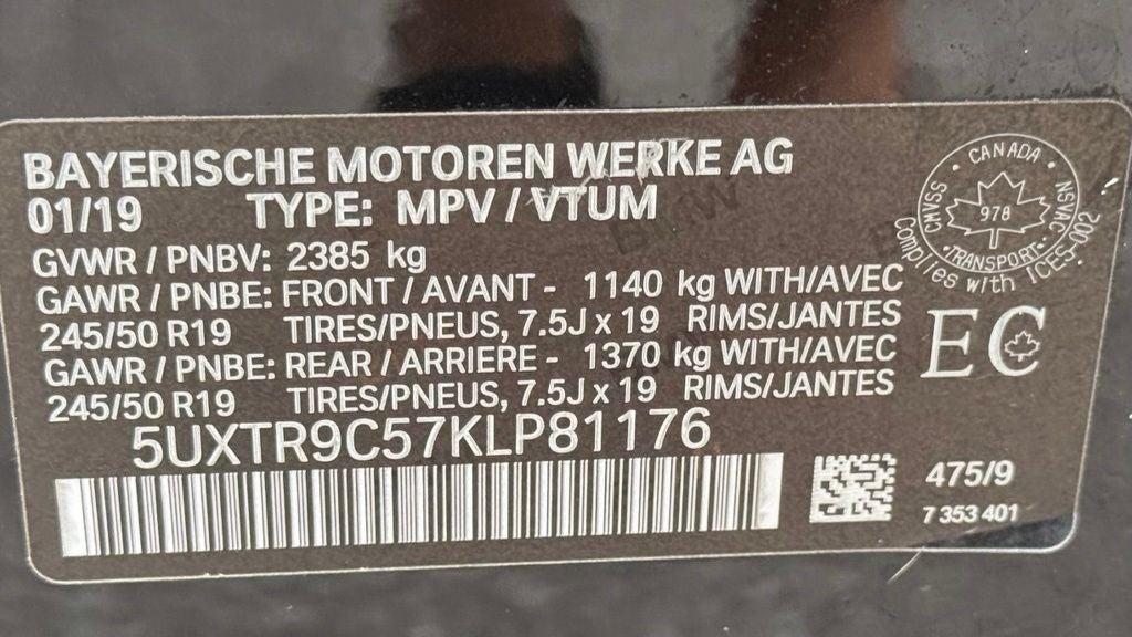 2019 BMW X3 xDrive30i Super Clean
