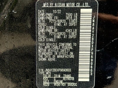 2023 Nissan Armada SL CLEAN CARFAX