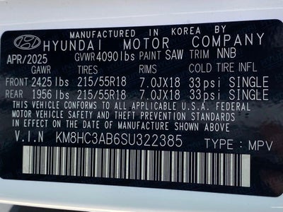 2025 Hyundai KONA SEL Convenience FWD