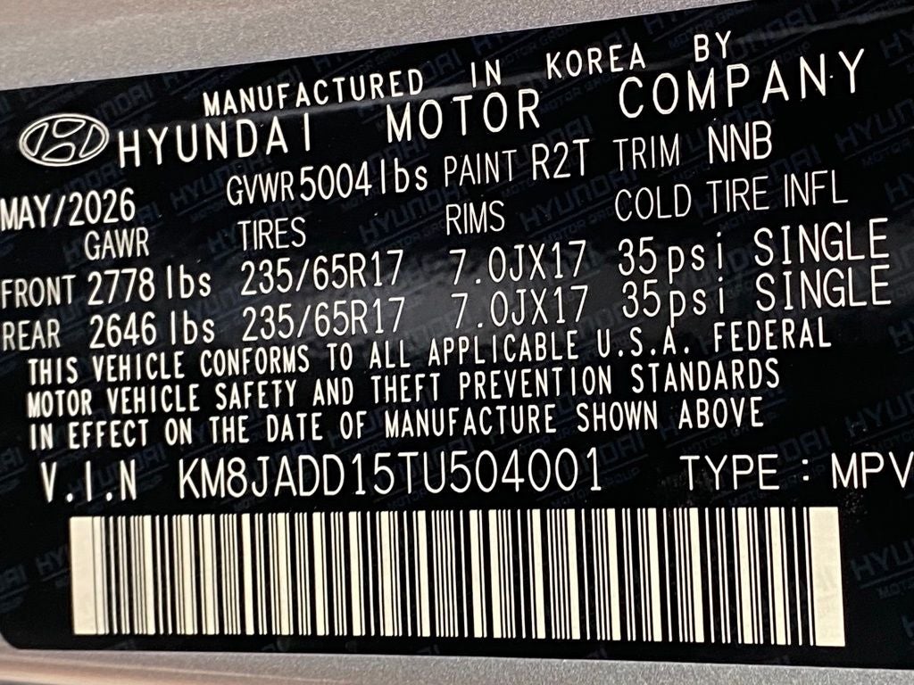 2026 Hyundai TUCSON HYBRID Blue SE