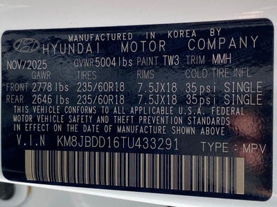 2026 Hyundai TUCSON HYBRID SEL AWD