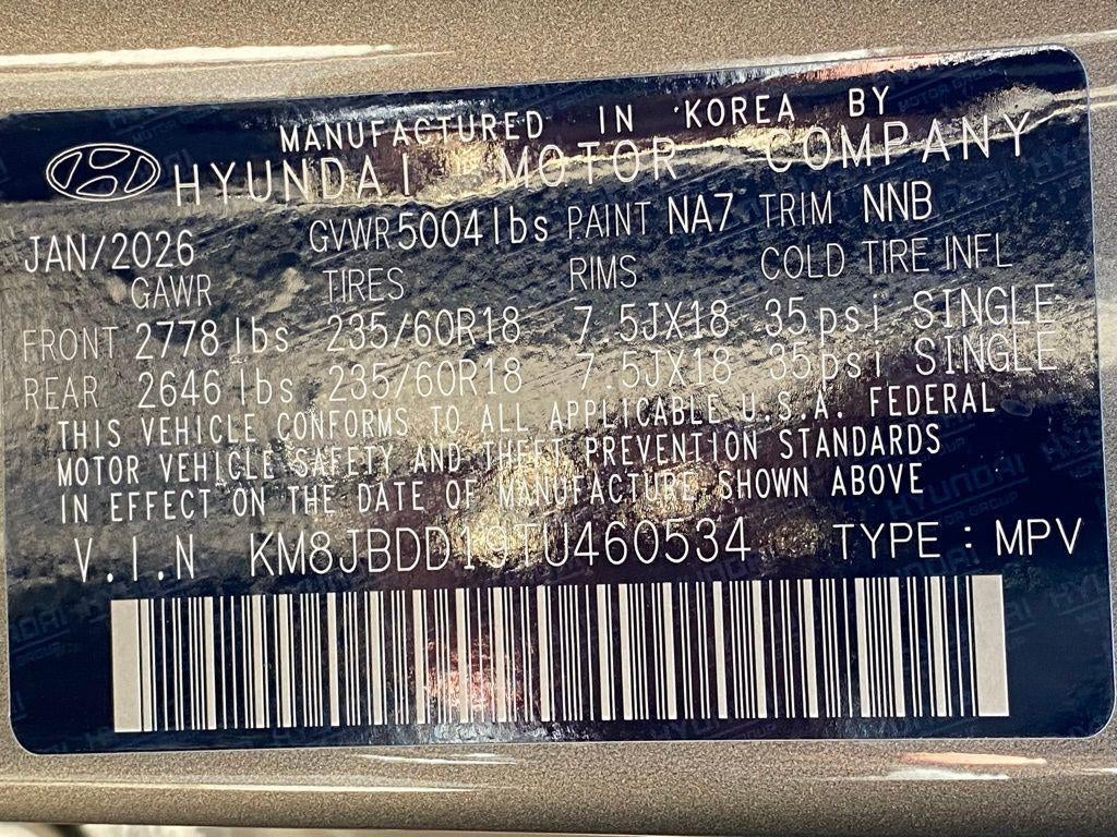 2026 Hyundai TUCSON HYBRID SEL AWD